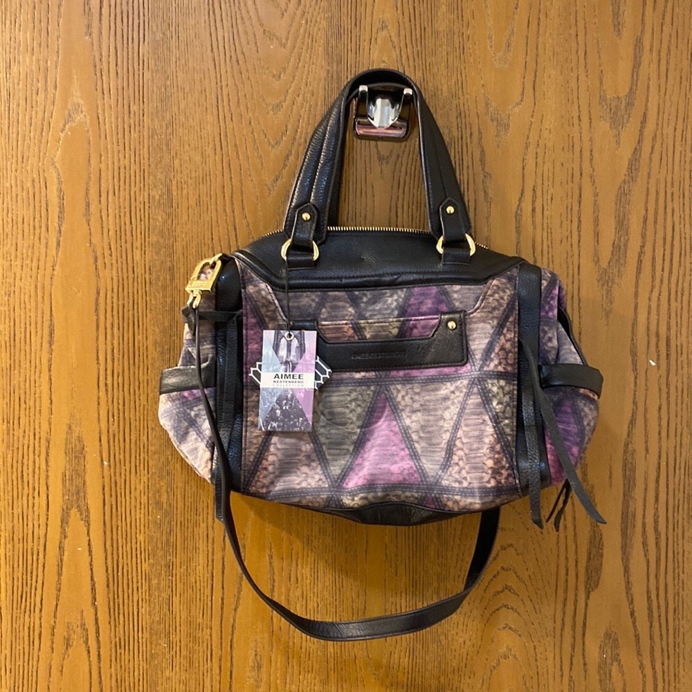 Aimee Kestenberg Leather Satchel in ‘Jewel Tone’